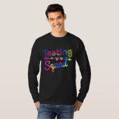 試験分隊絞り染め試験日先生試験日 Tシャツ (正面フル)