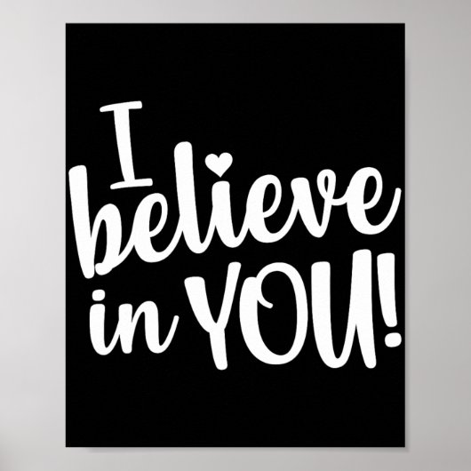 試験受験者信じの試験日 ポスター (正面)