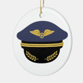 試験帽子 セラミックオーナメント (左)