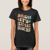 試験日だって？大丈夫、やればできる2 Tシャツ (正面)