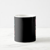 試験日だよ、頑張ろう!試験日おめでとう先生 コーヒーマグカップ (中央)