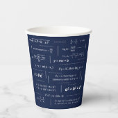 試験用チートシート新学期算数先生 紙コップ (正面)