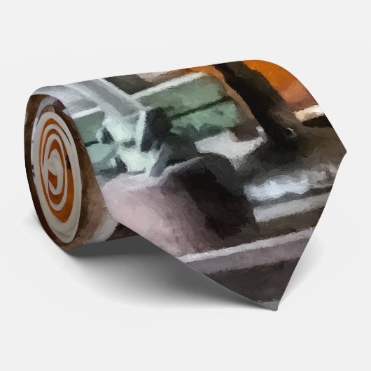 試験管およびレトルトが付いているChem実験室 ネクタイ (ロール)