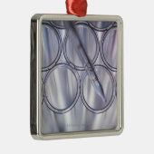 試験管のピペット メタルオーナメント (右)