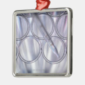 試験管のピペット メタルオーナメント (左)