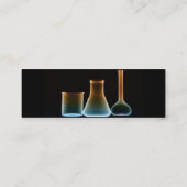 試験管のプロフィールカード スキニー名刺 (裏面)