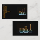 試験管のプロフィールカード 名刺 (正面/裏面)