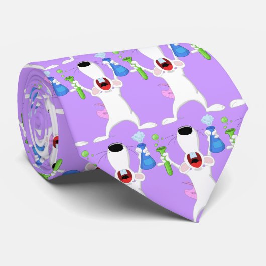 試験管の実験室のラットのタイ ネクタイ (ロール)