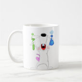 試験管の実験室のラットのマグ コーヒーマグカップ (左)