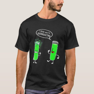 試験管の過剰反応科学実験が爆発 Tシャツ