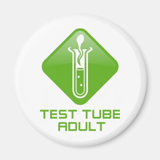 試験管アダルト マグネット (正面)