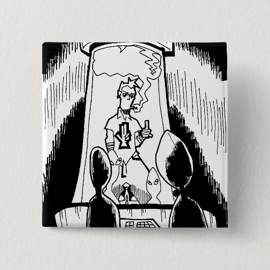 試験管ボタン 缶バッジ (正面)