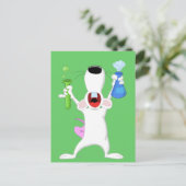 試験管ラットポストカード ポストカード (スタンド正面)