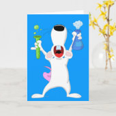 試験管ラボラットカード カード (黄色い花)