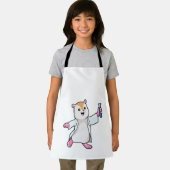 試験管付き科学者としてのハムスター エプロン (インサイチュ)