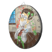 試験管付き科学者 ダーツボード (正面右)