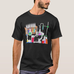 試験管化学物理学生物学理学研究 Tシャツ