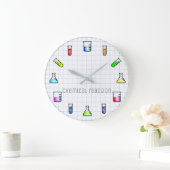 試験管化学研究所 ラージ壁時計 (ホーム)