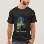 試験管宇宙ダストグラスTシャツ Tシャツ (正面)