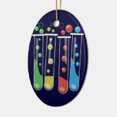 試験管 セラミックオーナメント (左)