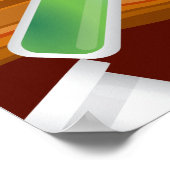 試験管 ポスター (角)