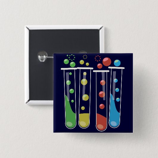 試験管 缶バッジ (正面&裏面)