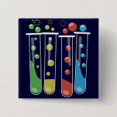 試験管 缶バッジ (正面)