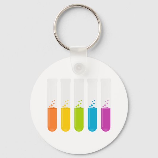 試験管–155769試験管試薬chemistry e キーホルダー (正面)