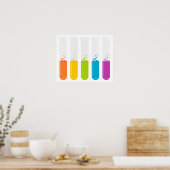 試験管–155769試験管試薬chemistry e ポスター (キッチン)