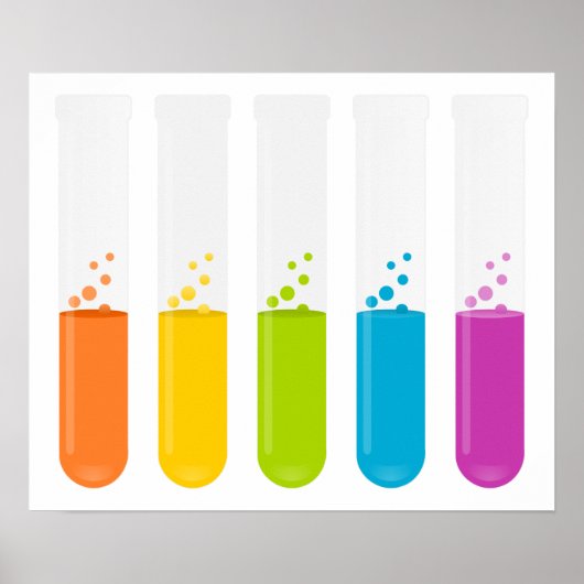 試験管–155769試験管試薬chemistry e ポスター (正面)