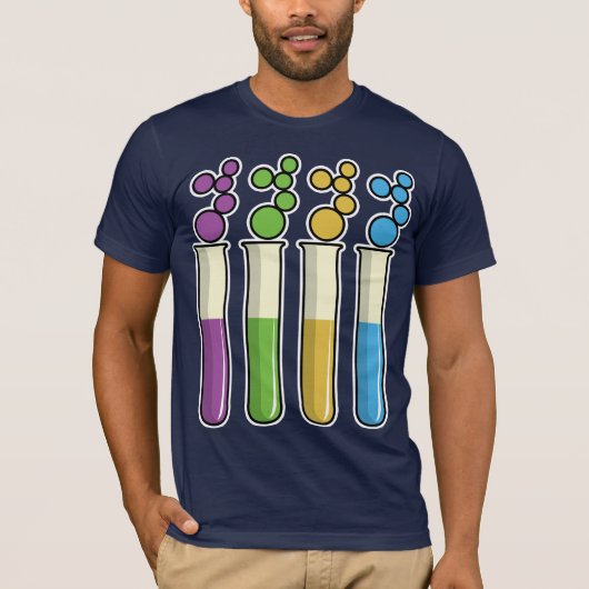 試験管 Tシャツ (正面)