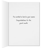 試験結果おめでとうカード (内側 (右))