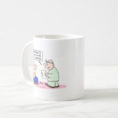 試験結果は十分に医者の患者を驚かします コーヒーマグカップ (正面左)
