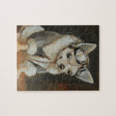 試験親友のチワワのパズル ジグソーパズル (横)