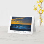 試験運 カード (黄色い花)