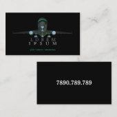 試験飛行士のスチュワーデスの飛行機の空の空気ポストのはえ 名刺 (正面/裏面)