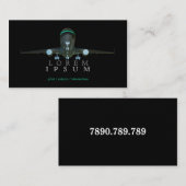 試験飛行士のスチュワーデスの飛行機の空の空気ポストのはえ 名刺 (正面/裏面)