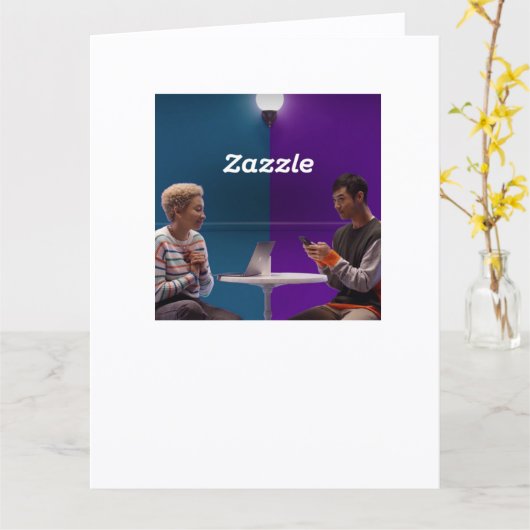 試験 カード (黄色い花)