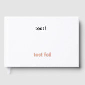 試験 ゲストブック (正面)