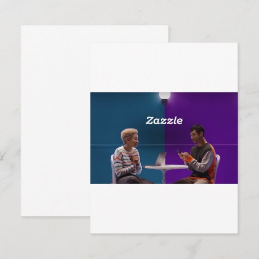 試験 サンキューカード (正面/裏面)