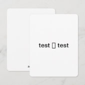 試験 シーズンカード (正面/裏面)