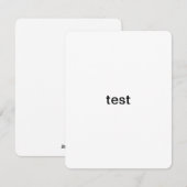 試験 シーズンカード (正面/裏面)