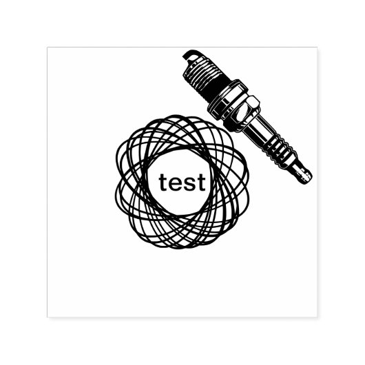 試験 セルフインキングスタンプ (デザイン)