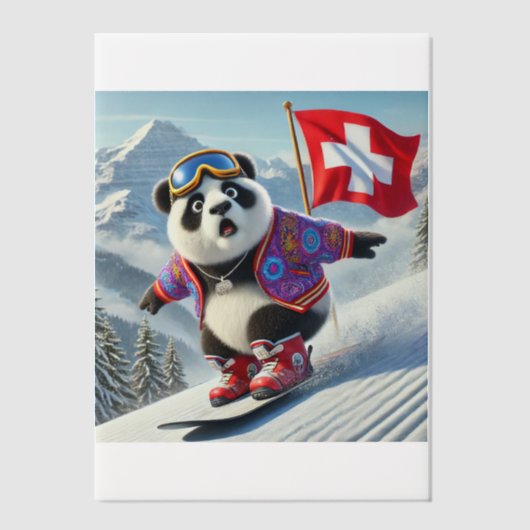 試験 ベラム紙招待状 (正面)