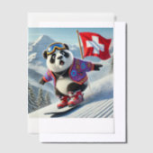 試験 ベラム紙招待状 (オフセット)