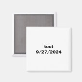 試験 マグネット (正面/裏面)