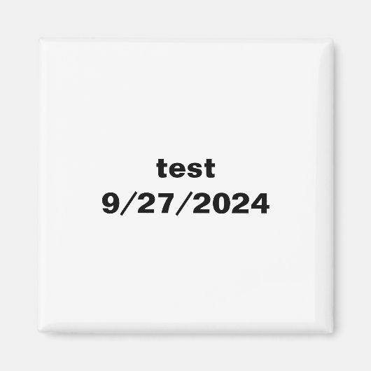 試験 マグネット (正面)