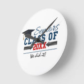 試験 ラウンド壁時計 (傾斜)