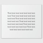 試験 ラッピングペーパー (フラット)