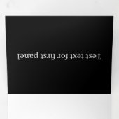 試験 三つ折り招待状 (内部最初)